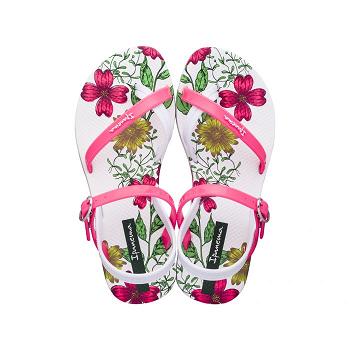 Ipanema India Fashion Garden Sandals Kids White Pink VMF278614